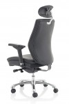 Bonded Leather Office Chair Black Domino 24 Hour Executive Chair PO000065 by Dynamic - enlarged view