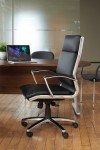 Office Chair Faux Leather High Back Florence Executive Chair FLO300T1 by Dams - enlarged view