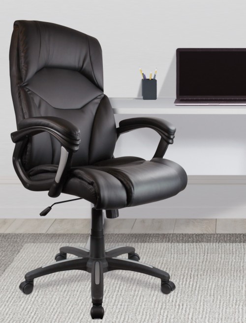 Wellington High Back Executive Office Chair Black BCP/T102/BK