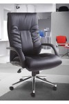 DER300T1-BLK Derby High Back Faux Leather Executive Chair - enlarged view