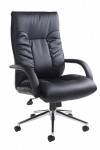  DER300T1-BLK Derby High Back Faux Leather Executive Chair - enlarged view