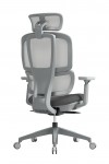 Mesh Office Chair Grey Shelby Operator Chair with Headrest SHL301K2-G by Dams - enlarged view