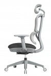 Mesh Office Chair Grey Shelby Operator Chair with Headrest SHL301K2-G by Dams - enlarged view