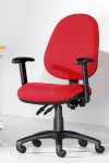 Fabric Office Chair Red Vantage 102 Operator Chair V102-00-R by Dams - enlarged view