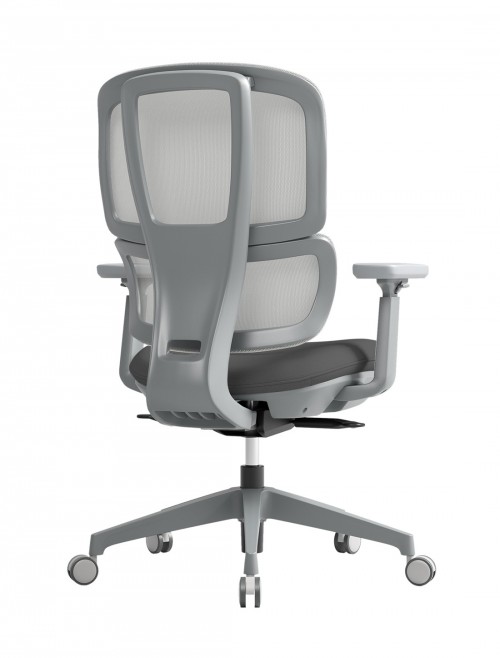 Mesh Office Chair Grey Shelby Operator Chair SHL300K2-G by Dams - enlarged view