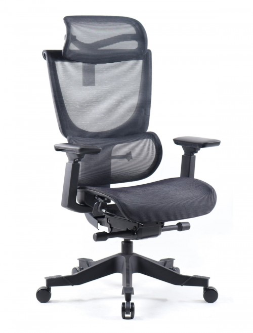 Mesh Office Chair Black Elise Operator Chair ELS300K2-K by Dams - enlarged view