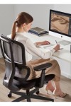 Mesh Office Chair Black Shelby Operator Chair SHL300K2-K by Dams - enlarged view