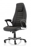 Bonded Leather Office Chair Black Metropolis Executive Chair EX000230 by Dynamic - enlarged view