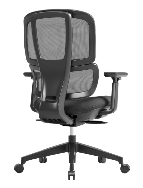 Mesh Office Chair Black Shelby Operator Chair SHL300K2-K by Dams - enlarged view