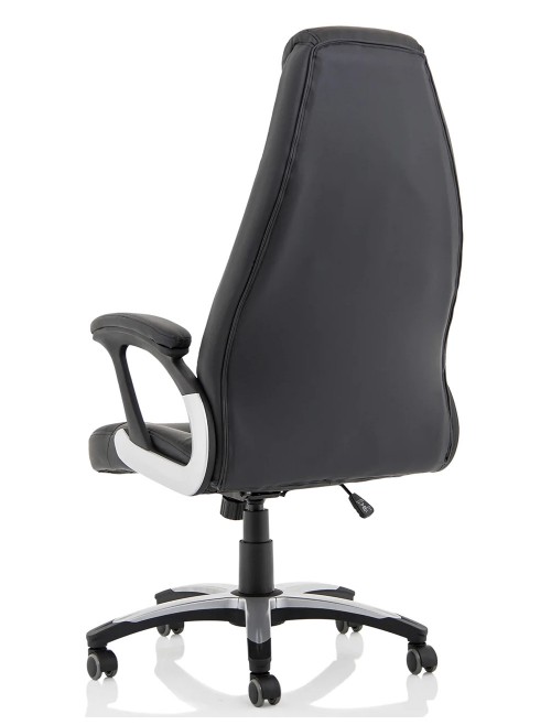 Bonded Leather Office Chair Black Metropolis Executive Chair EX000230 by Dynamic - enlarged view