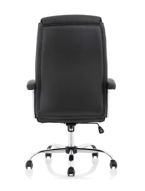 Bonded Leather Office Chair Black Hatley Executive Chair EX000445 by Dynamic - enlarged view