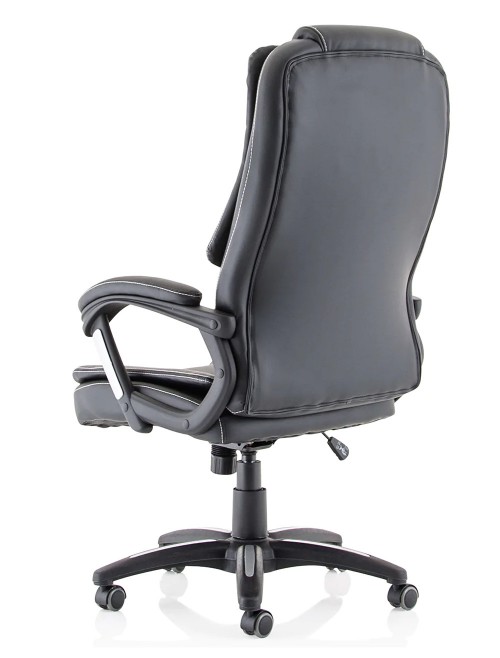 Bonded Leather Office Chair Black Dakota Executive Chair EX000250 by Dynamic - enlarged view