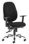 Office Chairs Jota Ergo Extra High Back Asynchro Task Chair JXERGOB by Dams - enlarged view