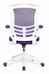 Mesh Office Chair Purple Luna Computer Chair BCM/L1302/WH-PL by Eliza Tinsley - enlarged view