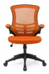 Mesh Office Chair Orange Luna Computer Chair BCM/L1302/OG by Eliza Tinsley - enlarged view