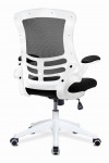 Mesh Office Chair Black Luna Computer Chair BCM/L1302/WH-BK by Eliza Tinsley - enlarged view