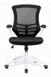 Mesh Office Chair Black Luna Computer Chair BCM/L1302/WH-BK by Eliza Tinsley - enlarged view