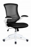 Mesh Office Chair Black Luna Computer Chair BCM/L1302/WH-BK by Eliza Tinsley - enlarged view