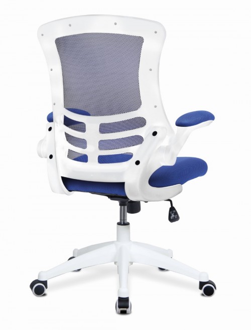 Mesh Office Chair Blue Luna Computer Chair BCM/L1302/WH-BL by Eliza Tinsley - enlarged view