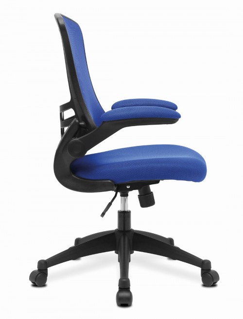 Mesh Office Chair Blue Luna Computer Chair BCM/L1302/BL by Eliza Tinsley - enlarged view