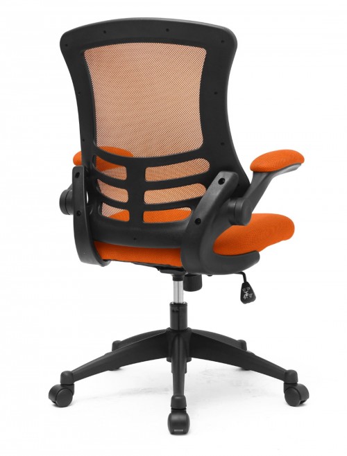 Mesh Office Chair Orange Luna Computer Chair BCM/L1302/OG by Eliza Tinsley - enlarged view