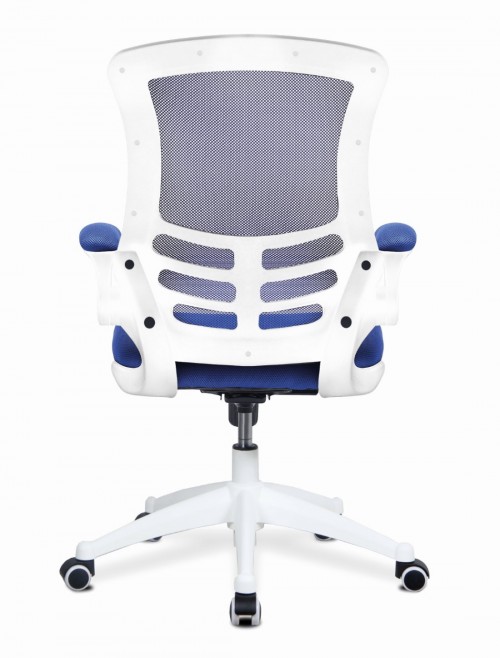 Mesh Office Chair Blue Luna Computer Chair BCM/L1302/WH-BL by Eliza Tinsley - enlarged view