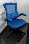 Mesh Office Chair Blue Luna Computer Chair BCM/L1302/BL by Eliza Tinsley - enlarged view