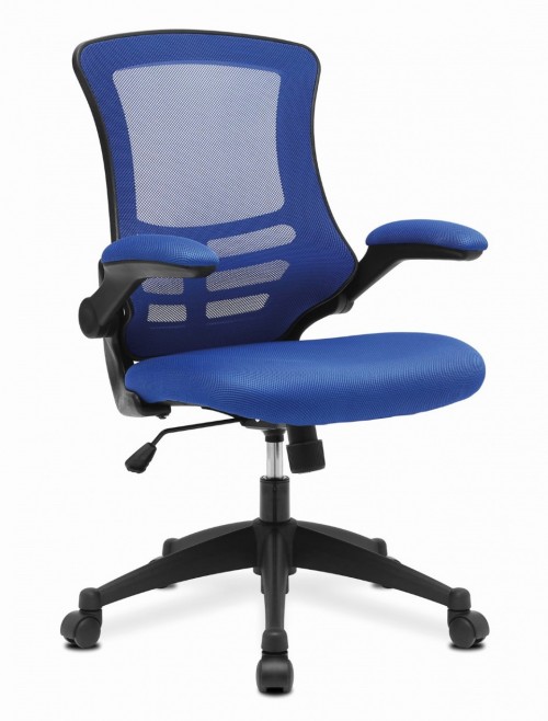 Mesh Office Chair Blue Luna Computer Chair BCM/L1302/BL by Eliza Tinsley - enlarged view