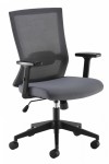 Mesh Office Chair Travis Grey Operator Chair TVS300T1-K by Dams - enlarged view