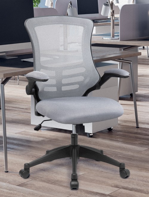 Mesh Office Chair Grey Luna Computer Chair BCM/L1302/GY by Eliza Tinsley
