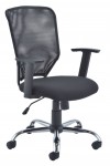 Office Chairs - TC Start Mesh Office Chair in Black CH1743BK - enlarged view