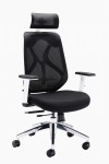 Office Chairs - Maldini High Back Mesh Office Chair CH0782WH - enlarged view