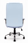 Office Chair Silver Leather Westminster Executive Chair DPA2008ATG/LSV by Eliza Tinsley - enlarged view