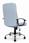 Office Chair Silver Leather Westminster Executive Chair DPA2008ATG/LSV by Eliza Tinsley - enlarged view