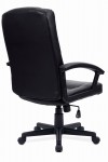 Darwin Faux Leather Office Chair Black BCP/1007/PU by Eliza Tinsley - enlarged view