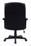 Darwin Faux Leather Office Chair Black BCP/1007/PU by Eliza Tinsley - enlarged view