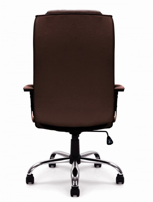 Office Chair Brown Leather Westminster Executive Chair DPA2008ATG/LBW by Eliza Tinsley - enlarged view