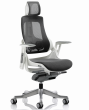 Zure Charcoal Executive Mesh Office Chair with Headrest KC0162