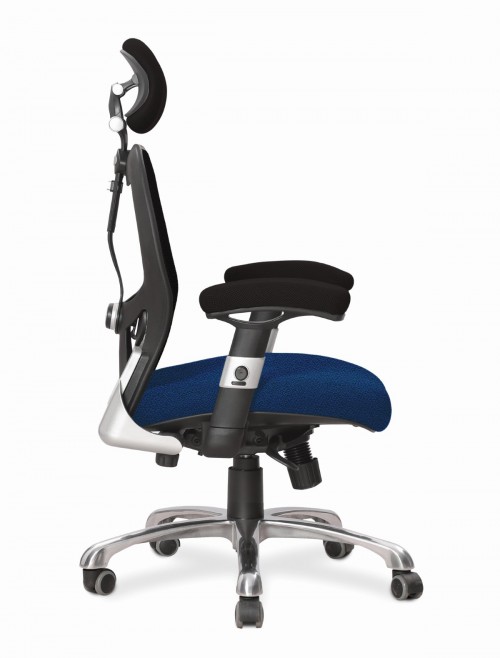 Ergo 24 Hour Chair Luxury Executive Mesh Office Chair Scuba ERGO/YP082/BK - enlarged view