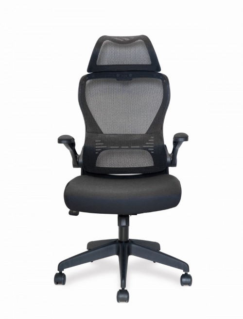 Mesh Office Chair Black Canis Computer Chair BCM/K540/BK by Eliza Tinsley Nautilus - enlarged view