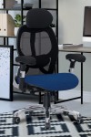 Ergo 24 Hour Chair Luxury Executive Mesh Office Chair Scuba ERGO/YP082/BK - enlarged view