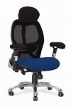 Ergo 24 Hour Chair Luxury Executive Mesh Office Chair Scuba ERGO/YP082/BK - enlarged view