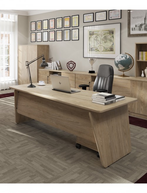 Office Storage Anson Executive Credenza Barcelona Walnut ANS-CRD-BW by Dams - enlarged view