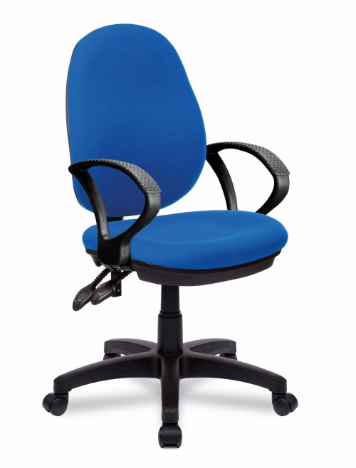 Office Chairs Blue Java 200 High Back Operator Chair BCF/P505/BL by Eliza Tinsley - enlarged view