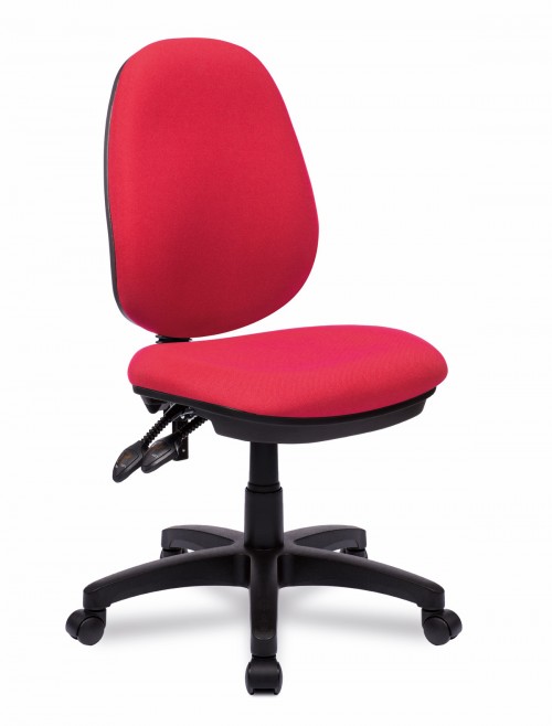 Office Chairs Red Java 200 High Back Operator Chair BCF/P505/RD by Eliza Tinsley - enlarged view