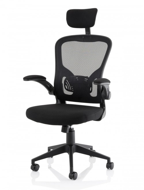 Mesh Office Chair Black Ace Executive Chair OP000317 by Dynamic - enlarged view