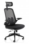 Mesh Office Chair Black Sigma Executive Chair OP000320 by Dynamic - enlarged view