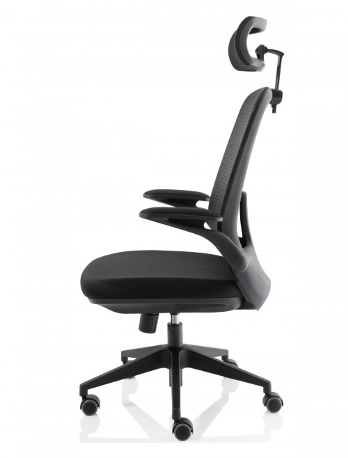 Mesh Office Chair Black Sigma Executive Chair OP000320 by Dynamic - enlarged view