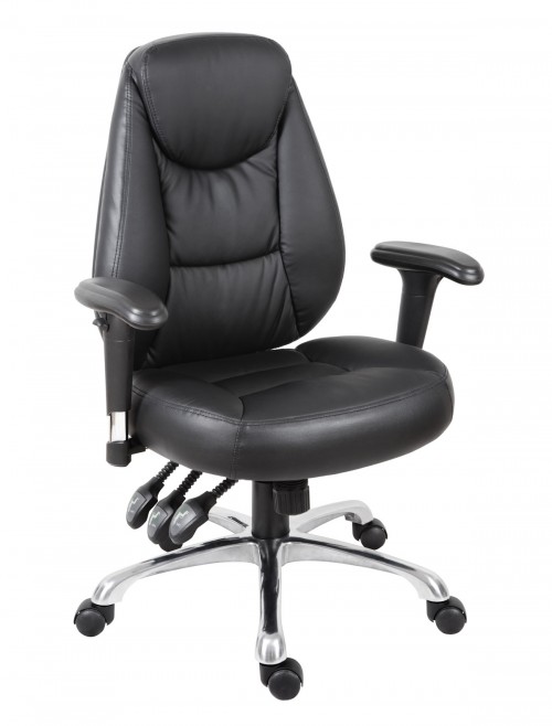 Office Chair Portland Faux Leather Executive Chair 6902PB by Teknik