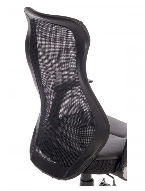 Mesh Office Chair Black Curve Executive Chair 6912 by Teknik - enlarged view